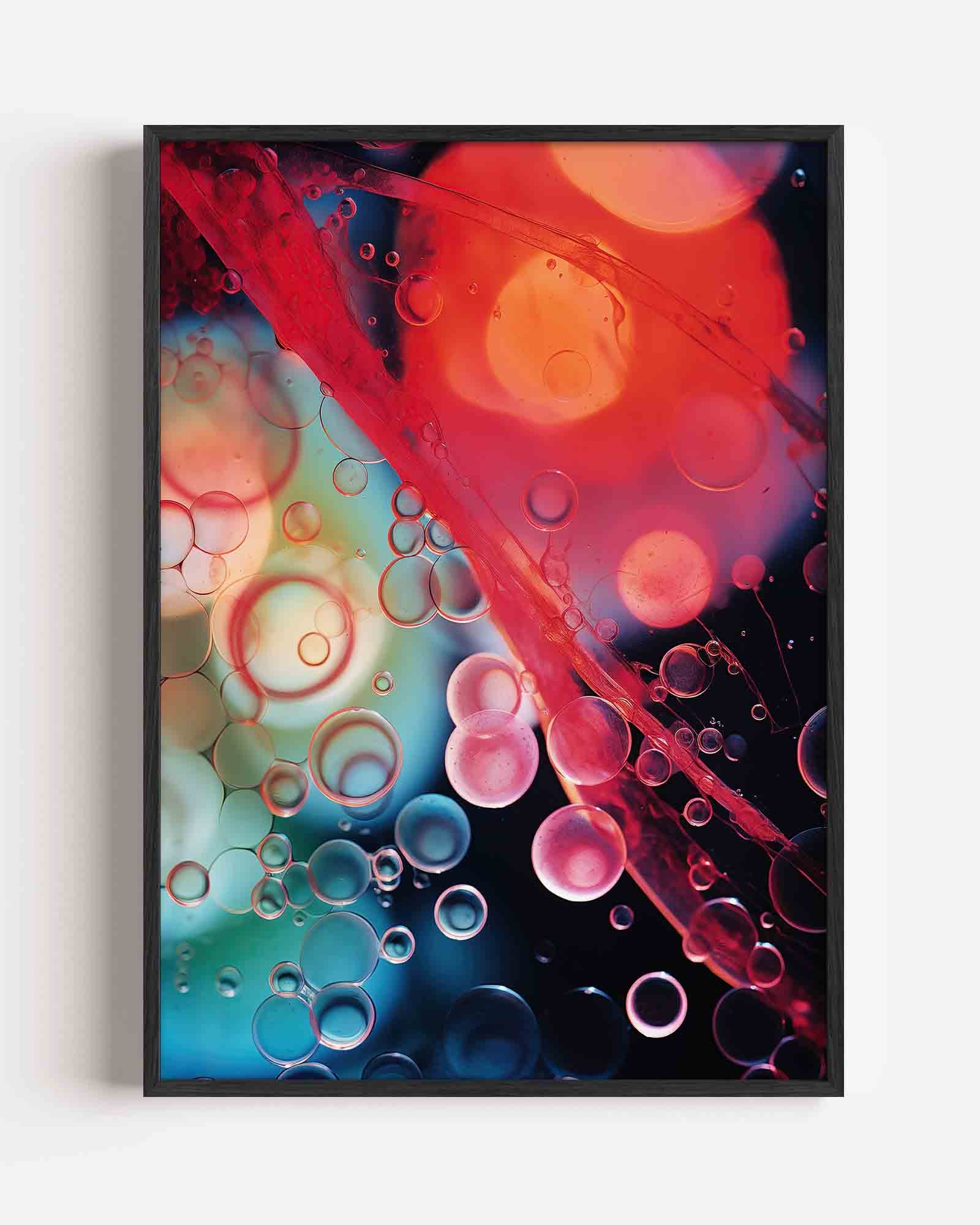 Abstracte bellen Poster