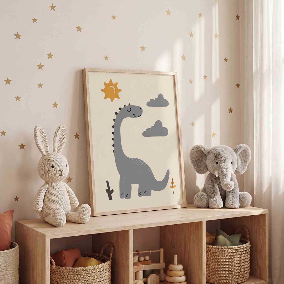 Dinosaurus en zon Poster