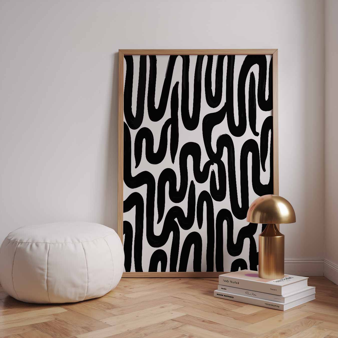 Moderne Abstracte Wanddecoratie Poster