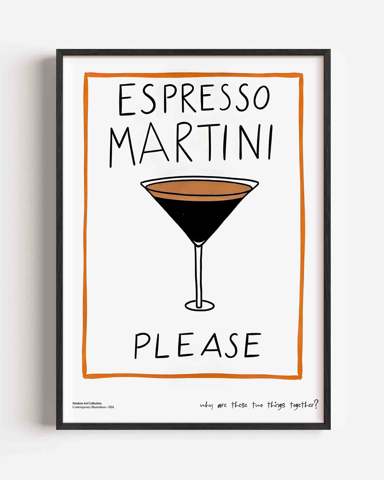 Espresso martini please Poster