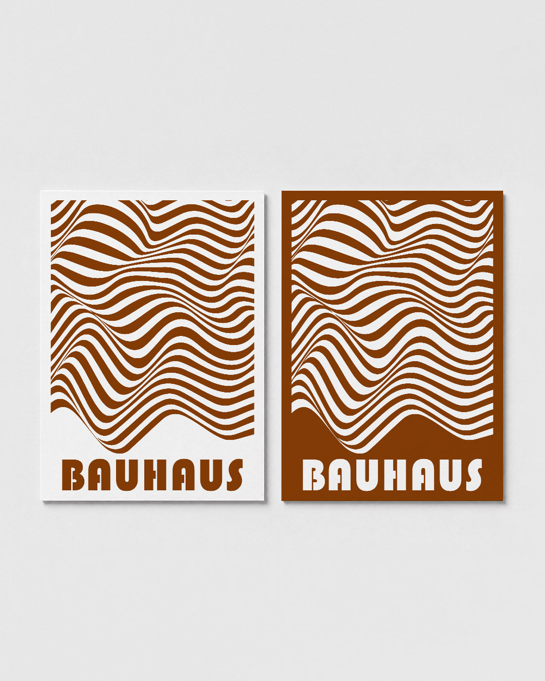 Golvend lijnenspel Posterset