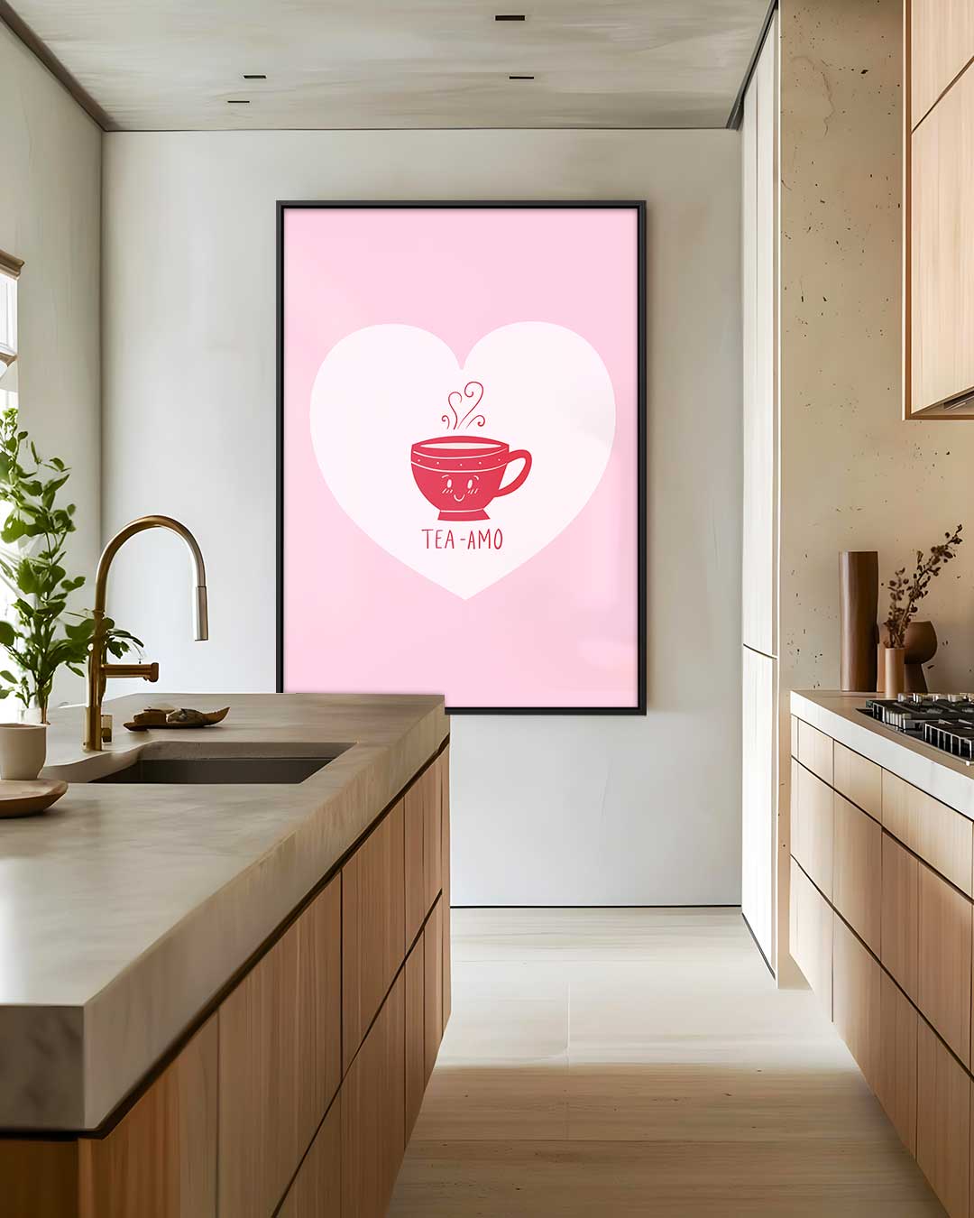 Tea-Amo Hart Poster Kunstwerk-canvas-dibond-plexiglas-wanddecoratie-WallArtistic