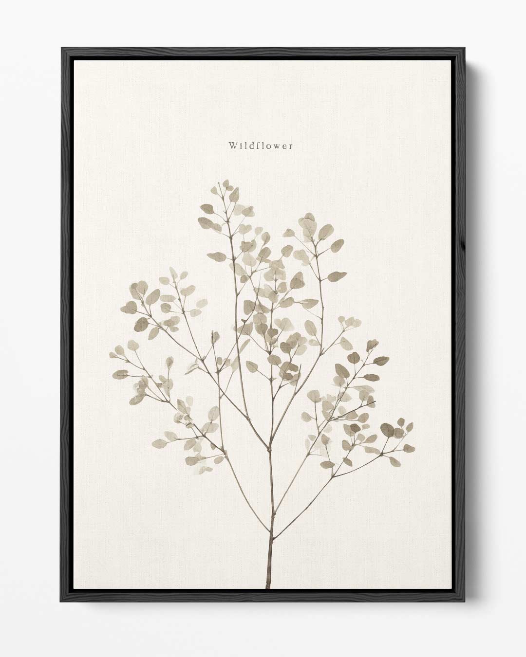 Minimalistische Wilde Bloem Illustratie Kunstwerk-canvas-dibond-plexiglas-wanddecoratie-WallArtistic