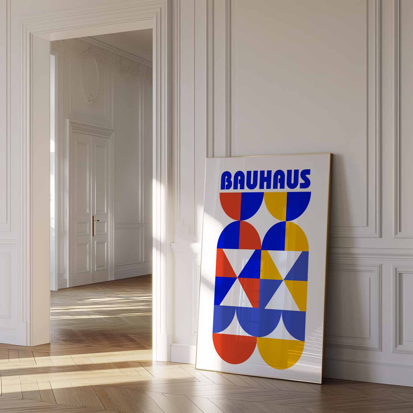 Bauhaus Stijlvolle Geometrie Poster-WallArtistic