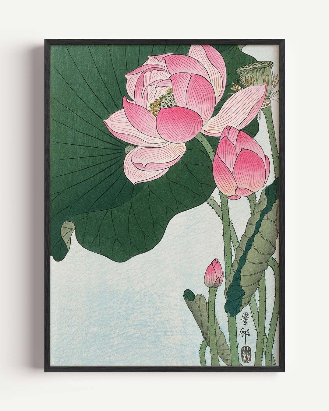Lotus Sierlijkheid Poster-WallArtistic