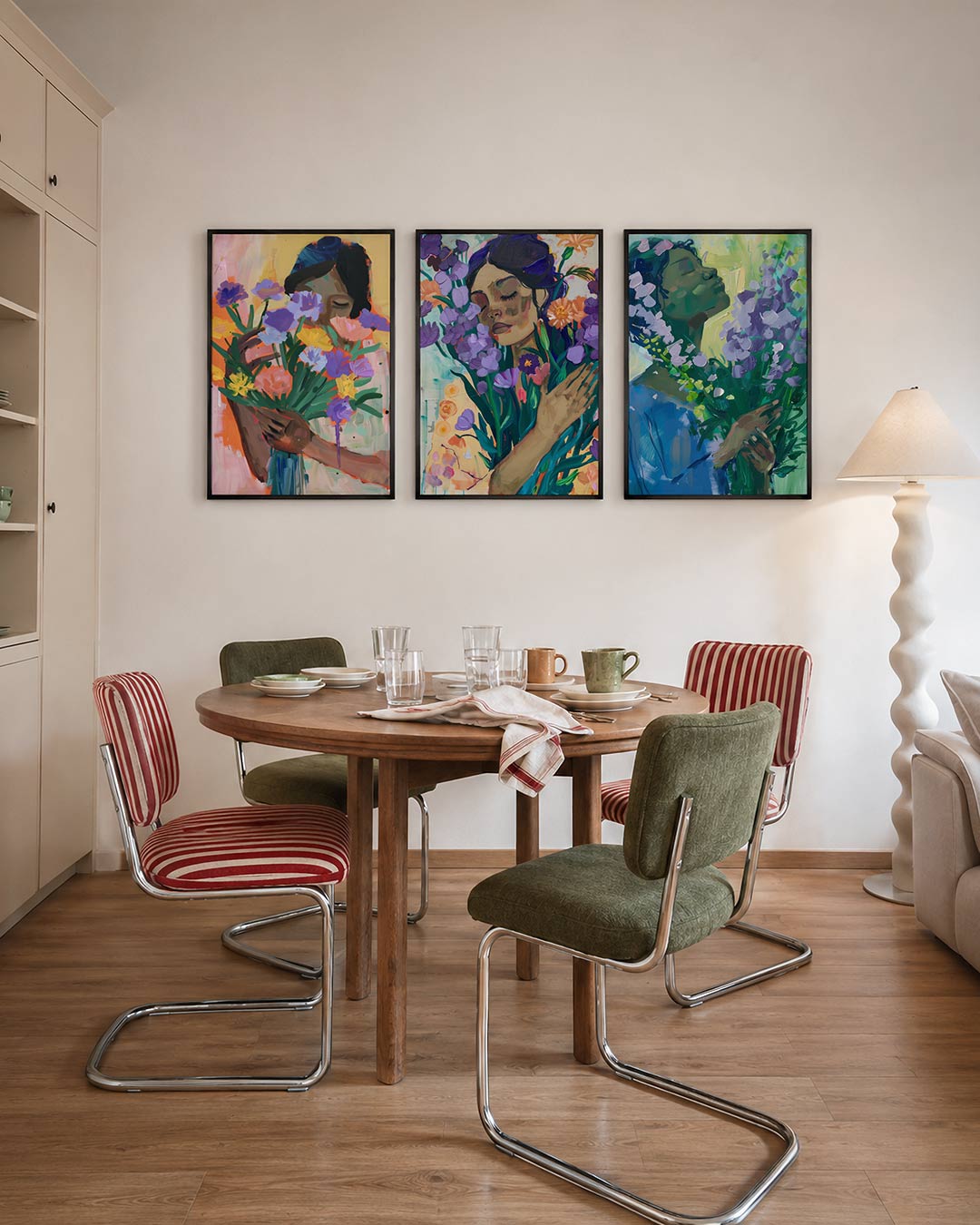 Bloemrijke harmonie Posterset