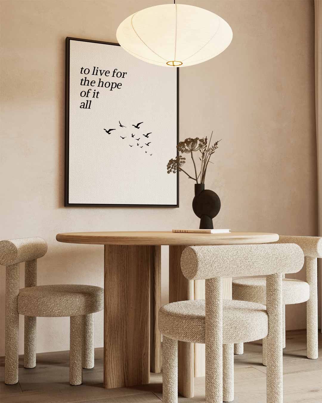 Vliegen in Hoop Kunstwerk-canvas-dibond-plexiglas-wanddecoratie-WallArtistic