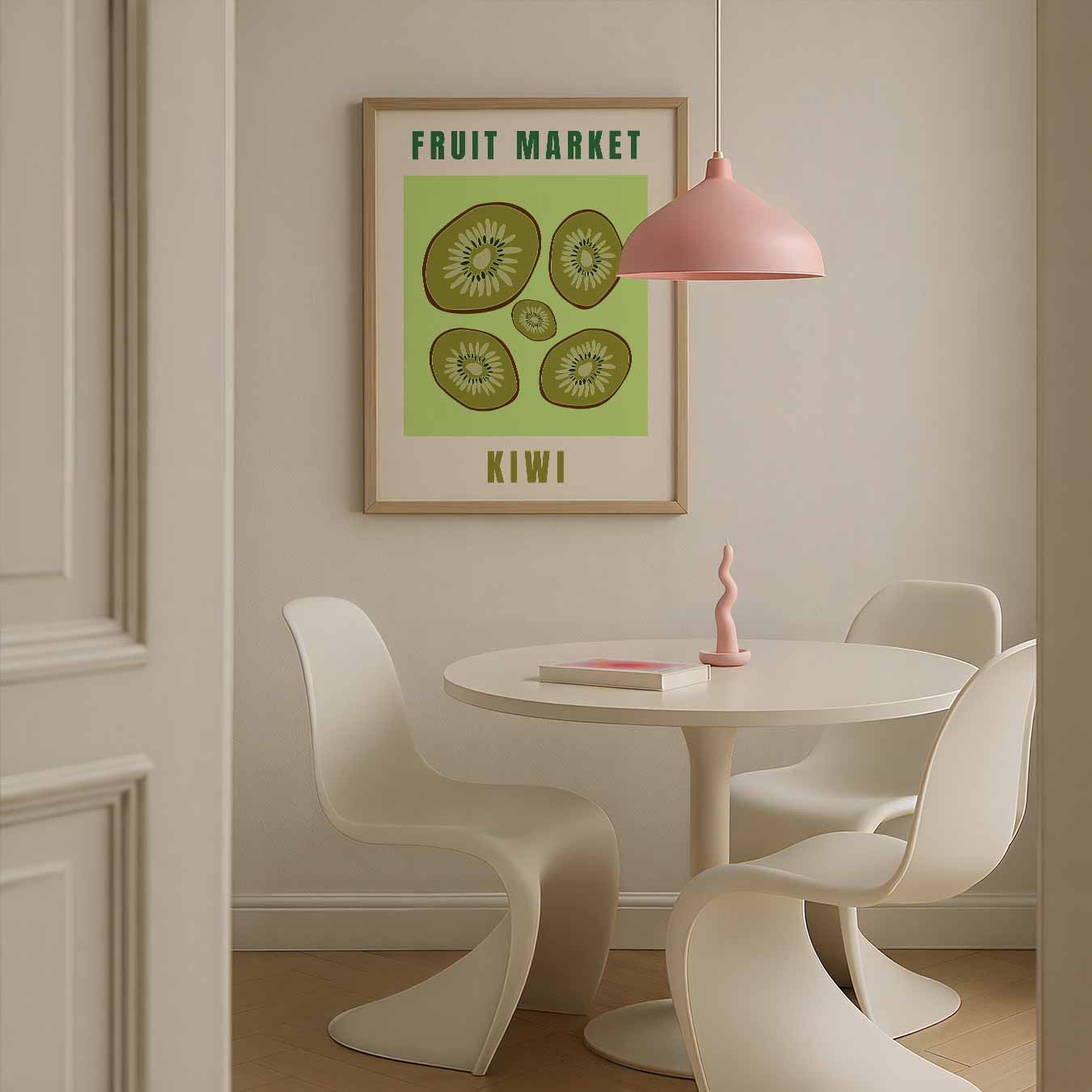 Kiwi Fruit Market Poster-WallArtistic