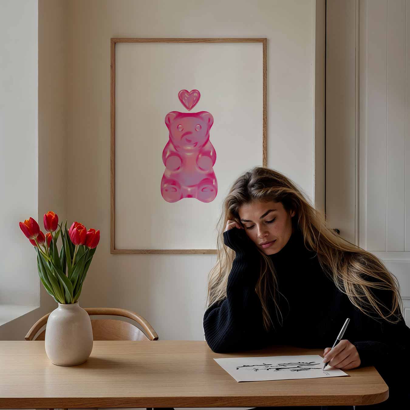 Schattige Gummybeer Poster