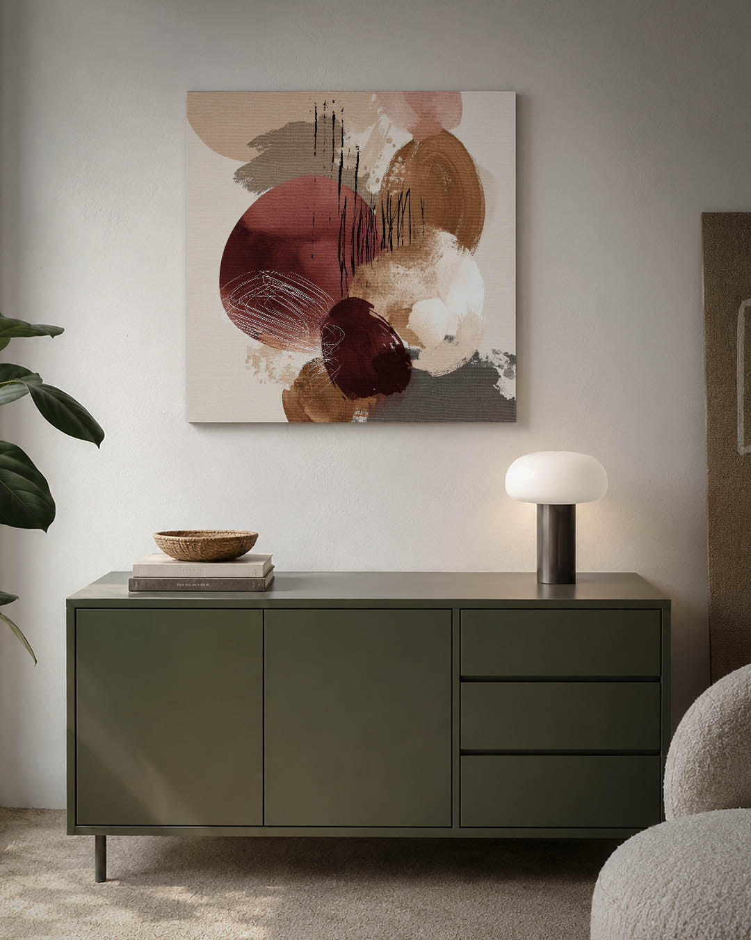 Organische vormen Kunstwerk