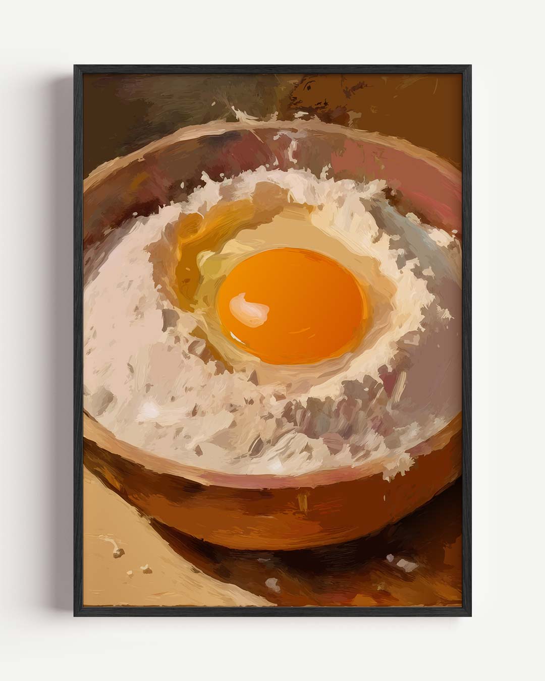 Kunstzinnige Eierdop Schilderij Poster-WallArtistic