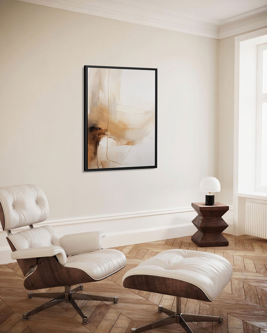 Vloeiende lijnen Kunstwerk