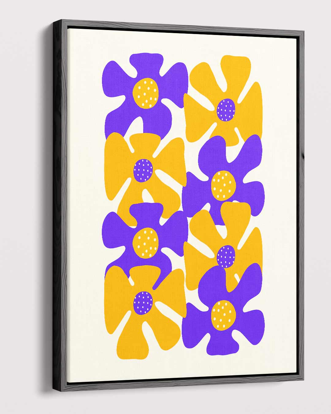Kleurrijke Bloemenpracht Kunstwerk-canvas-dibond-plexiglas-wanddecoratie-WallArtistic