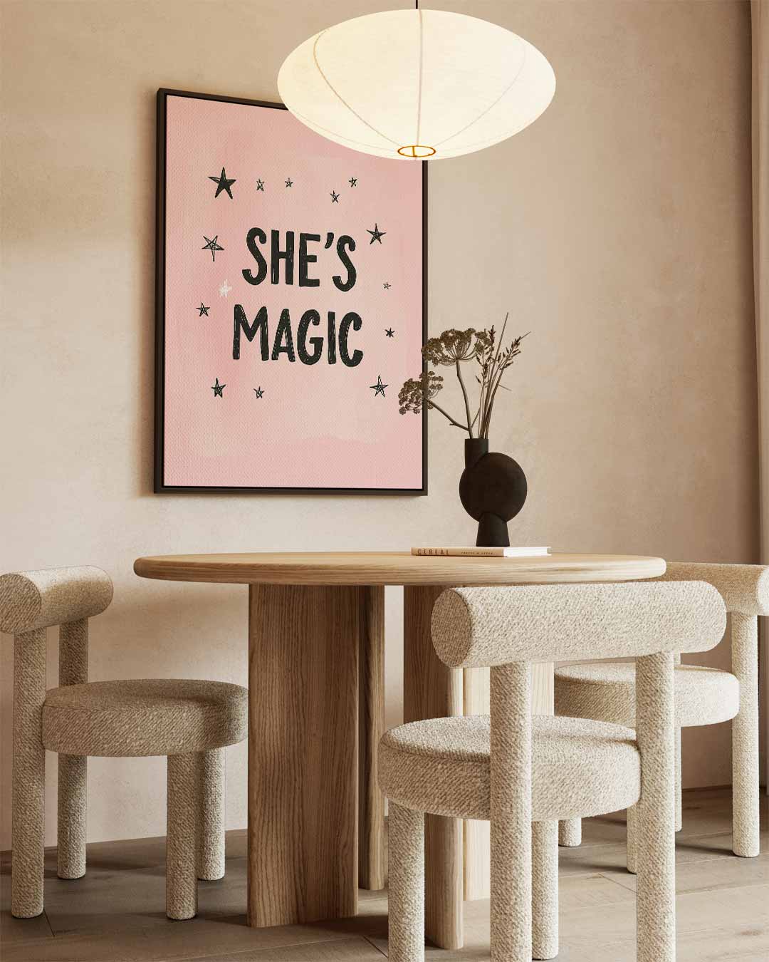 She's Magic Poster Kunstwerk-canvas-dibond-plexiglas-wanddecoratie-WallArtistic