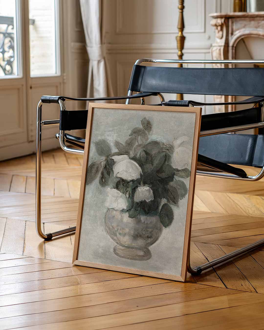 Tijdloze Elegantie Bloemenposter-WallArtistic