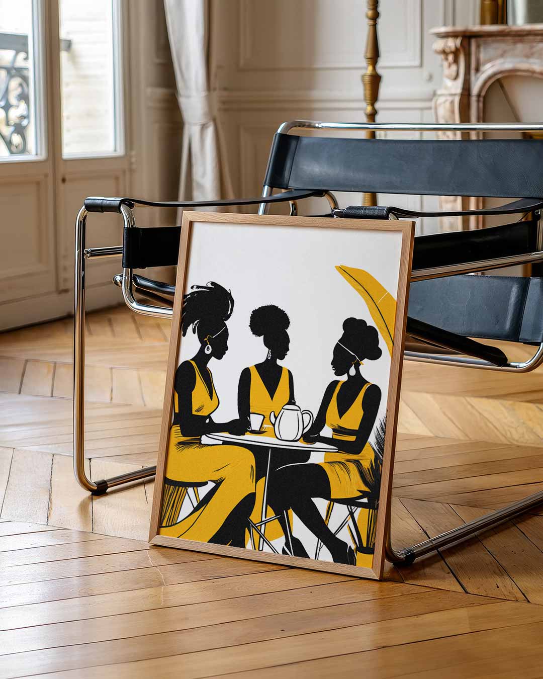 Vriendinnencafé Art Print Poster