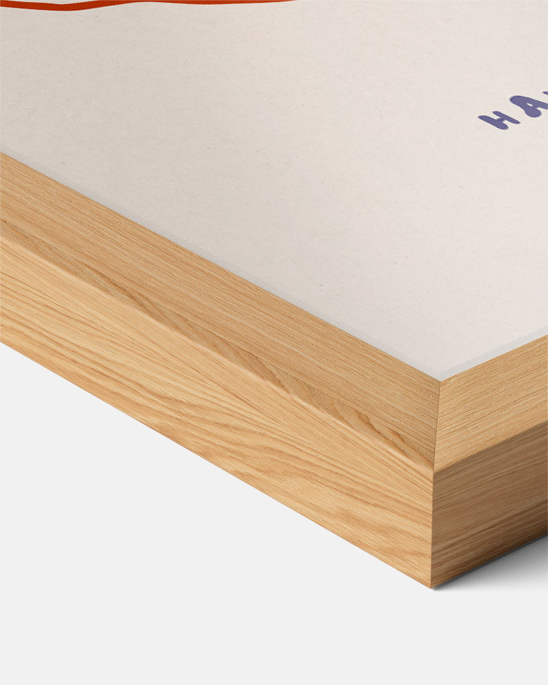 Stijlvolle Wijn en Brood Poster-WallArtistic