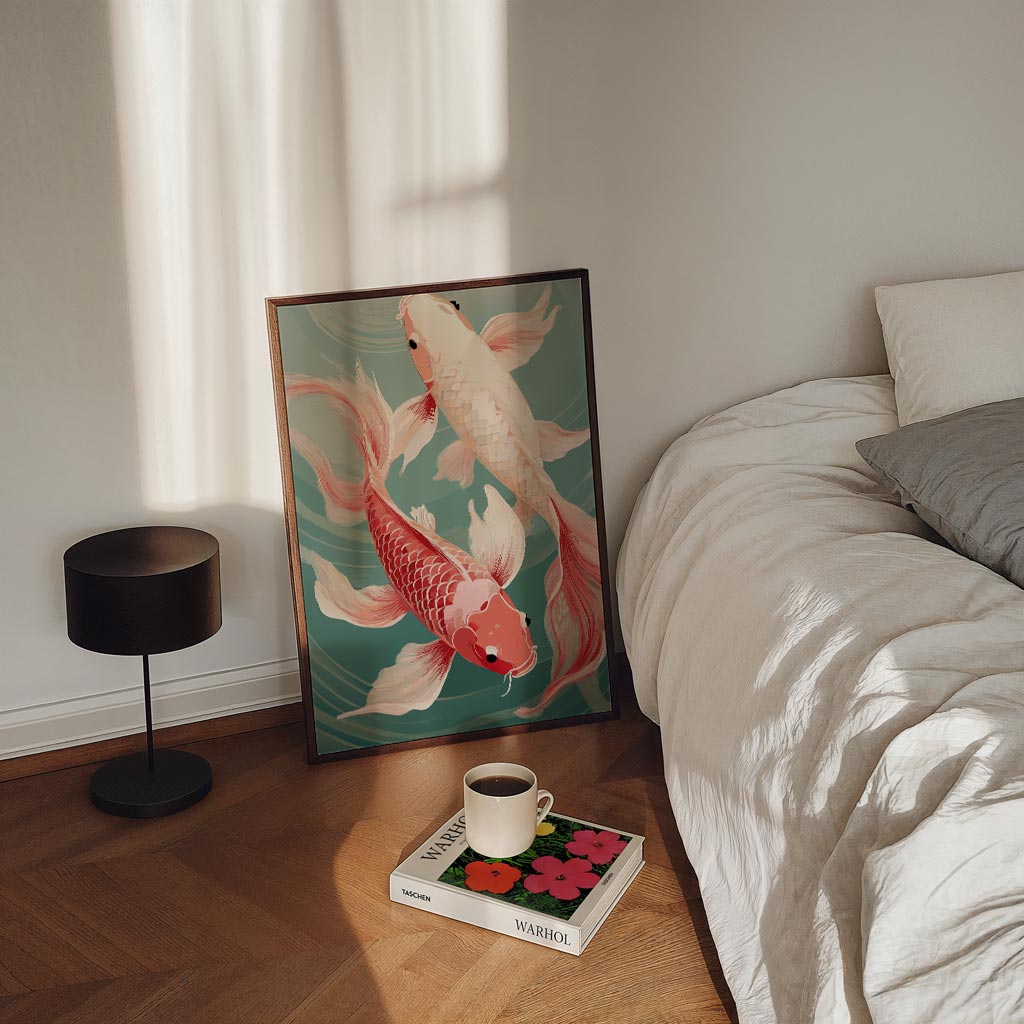 Koi Karper Elegantie Poster-WallArtistic