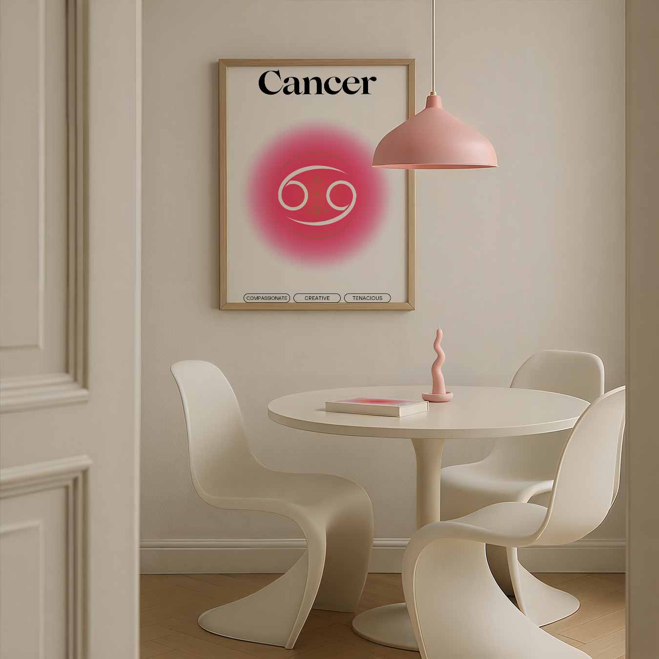 Inspirerende Kreeft Astrologieposter