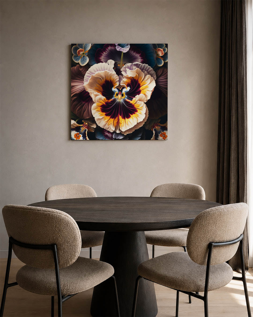 Bloemrijke harmonie Kunstwerk