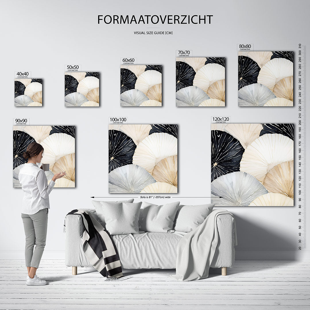 Organische vormen Kunstwerk