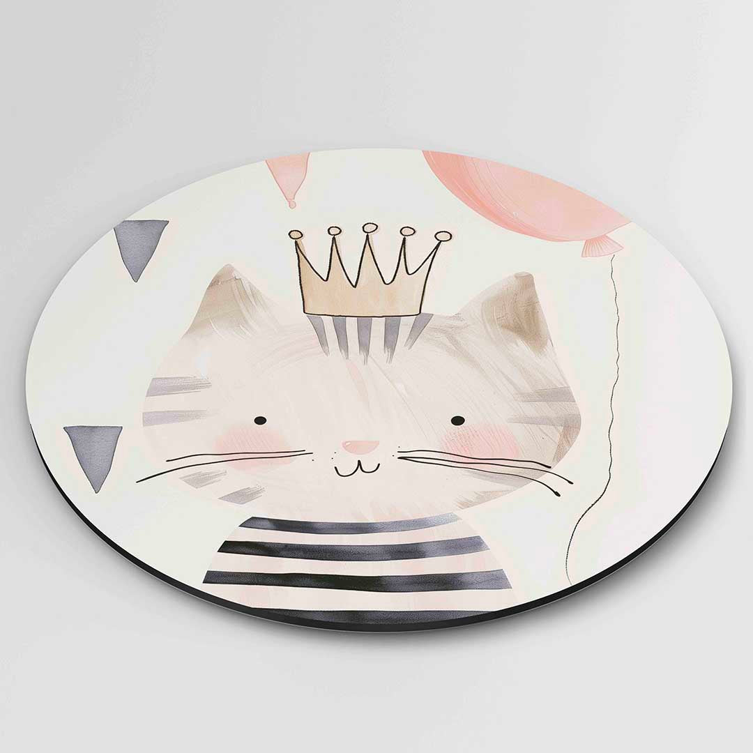 Kat met kroon Muurcirkel