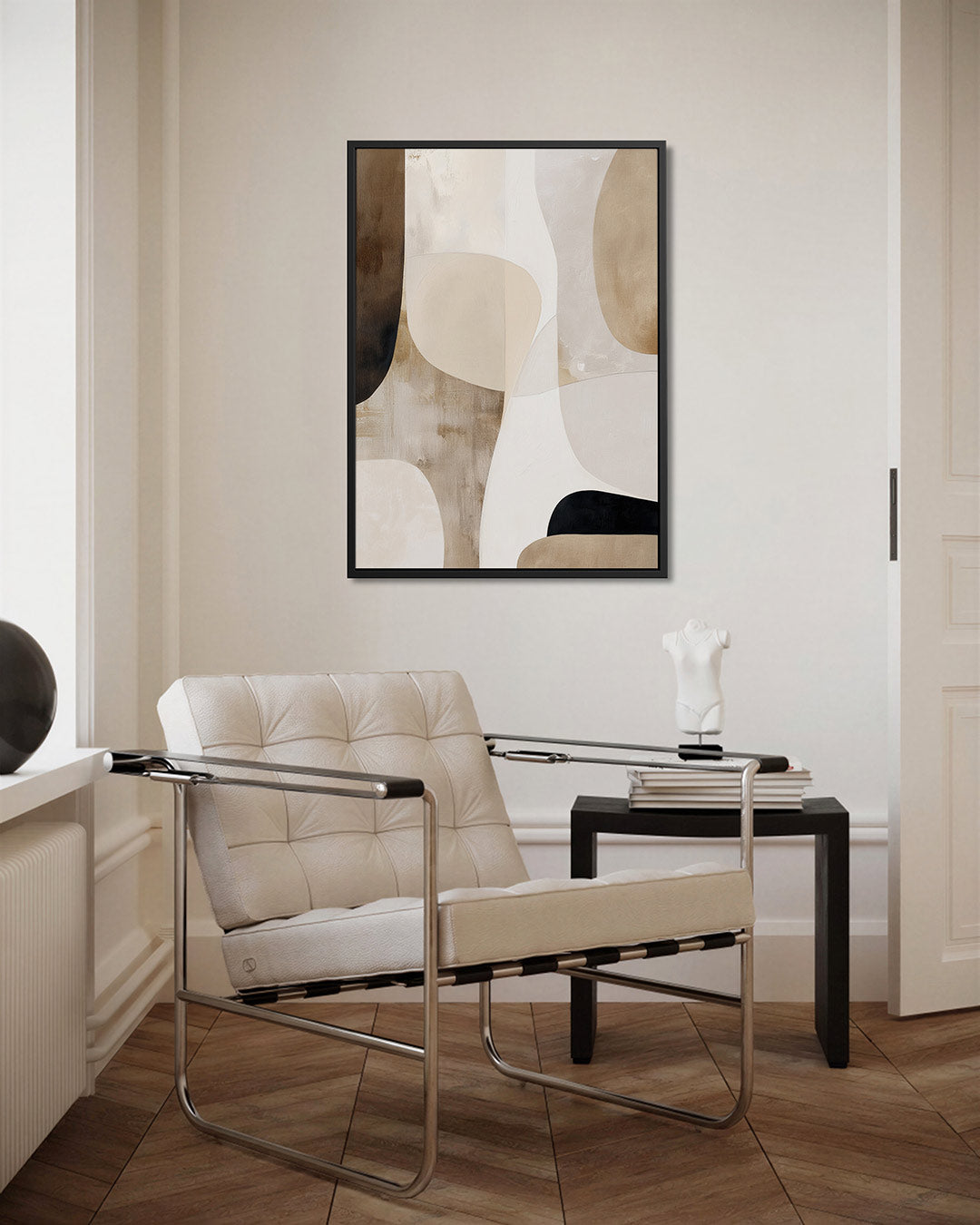 Organische vormen compositie Kunstwerk