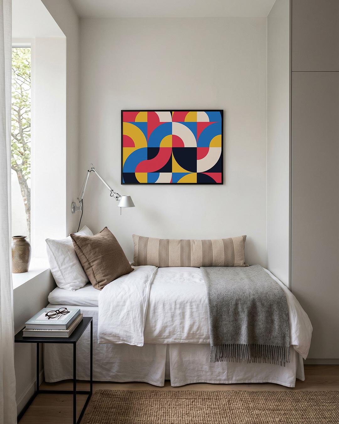 Vormritme en kleur Poster