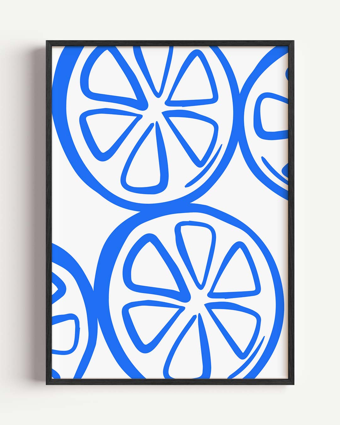 Frisse Citroenschijfjes Poster-WallArtistic