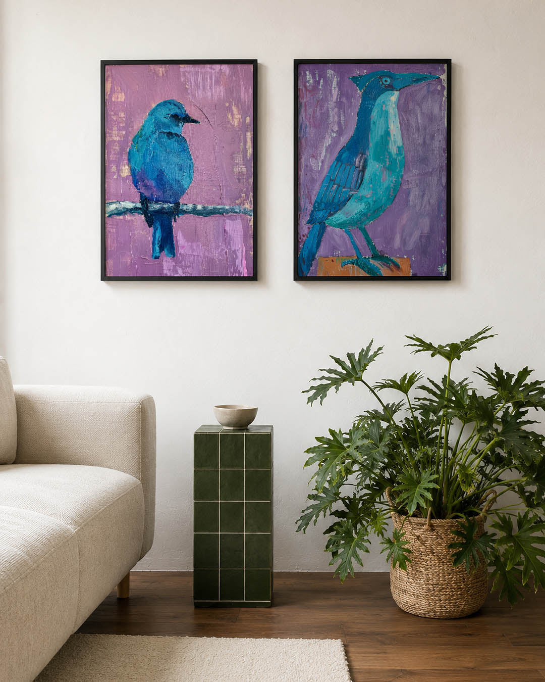 Vogels in kleur Posterset