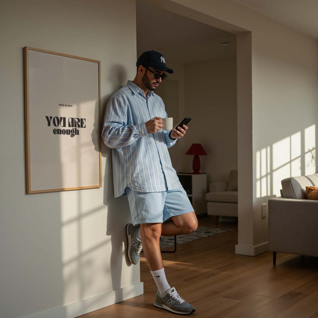 Inspirerende 'You Are Enough' Poster-WallArtistic