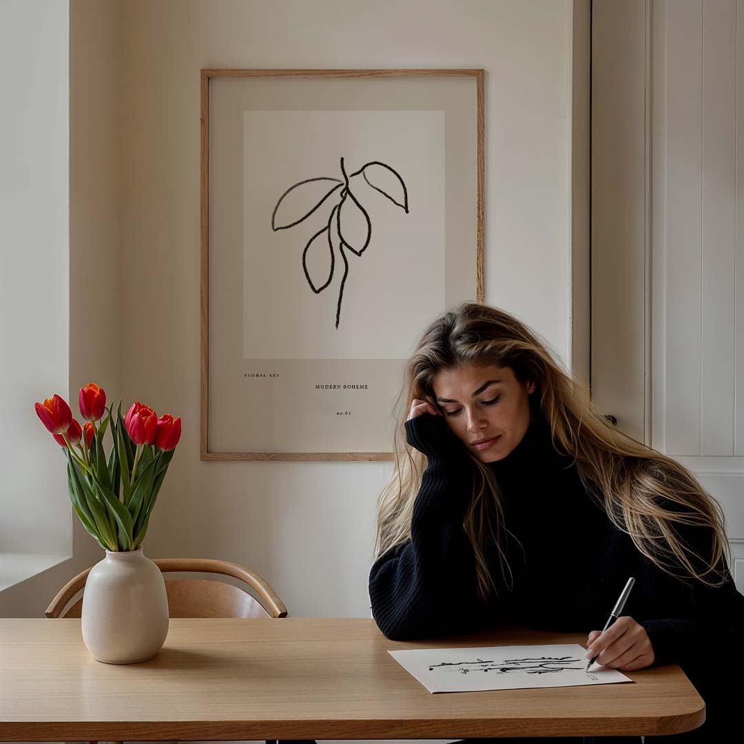 Modern Boheme Botanische Poster-WallArtistic