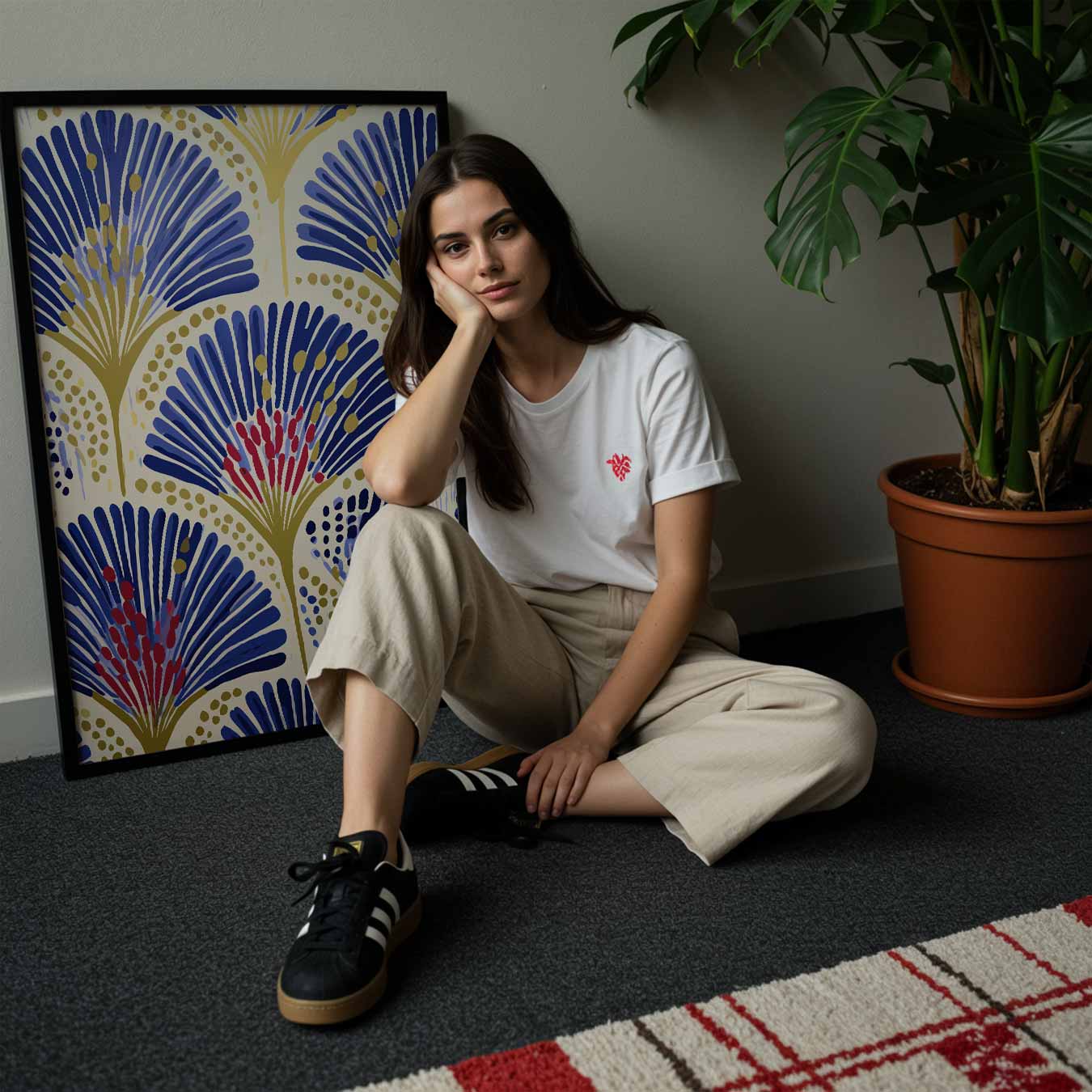Blikvanger Botanische Poster-WallArtistic