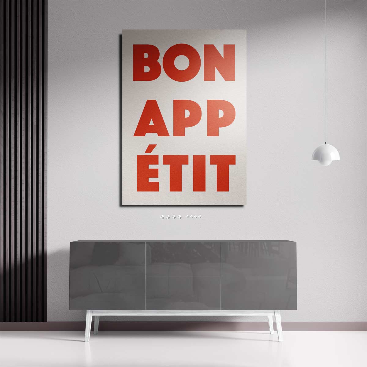 Bon Appétit Typografie Poster