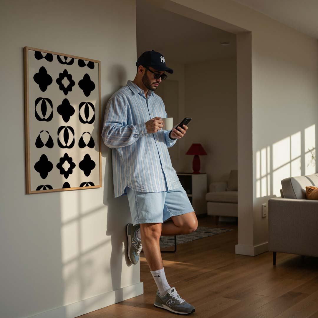 Moderne Grafische Abstracten Poster-WallArtistic