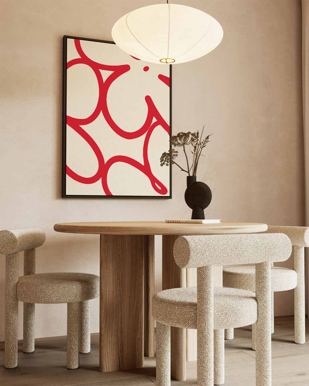 Dansende Lijnen Kunstwerk-canvas-dibond-plexiglas-wanddecoratie-WallArtistic