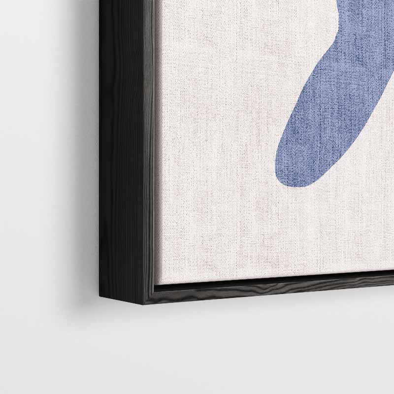 Abstract Blauw Tak Design Kunstwerk-canvas-dibond-plexiglas-wanddecoratie-WallArtistic