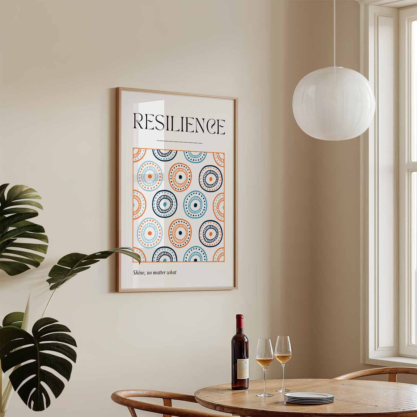 Inspirerende Resilience Poster-WallArtistic