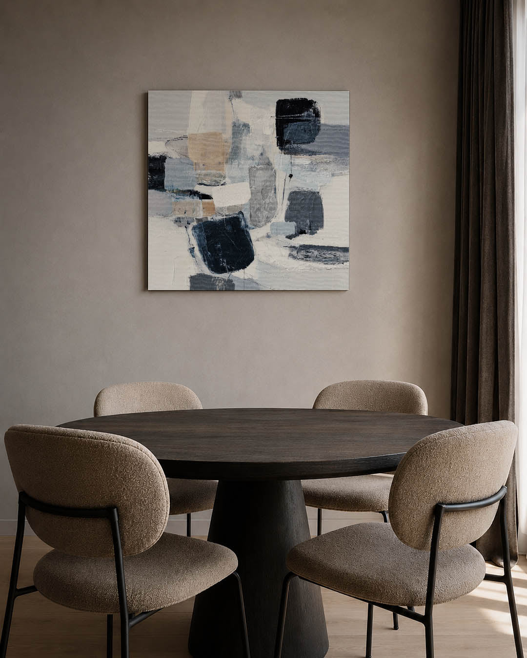 Geometrische compositie Kunstwerk