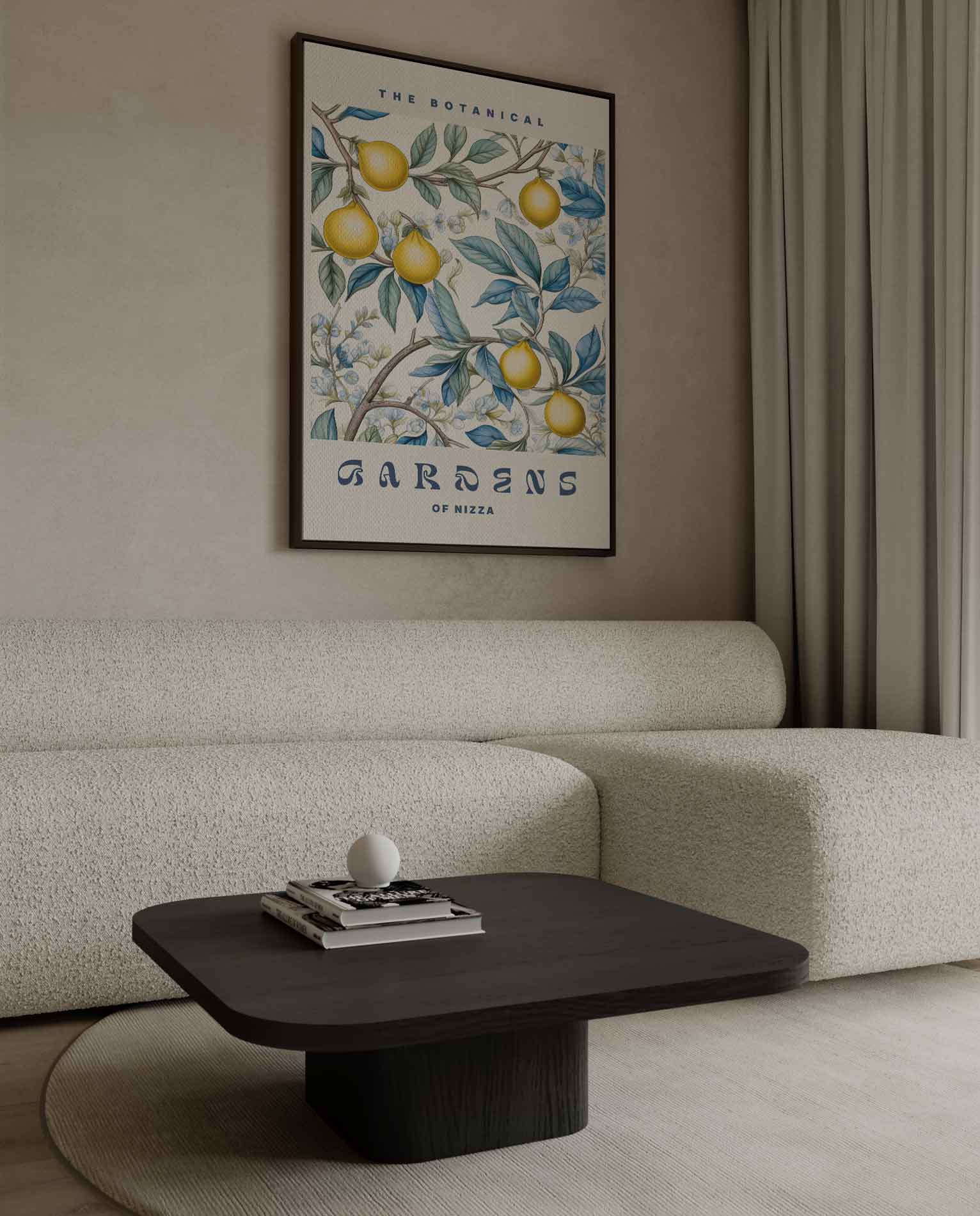 Botanische Tuin van Nizza Kunstwerk-canvas-dibond-plexiglas-wanddecoratie-WallArtistic