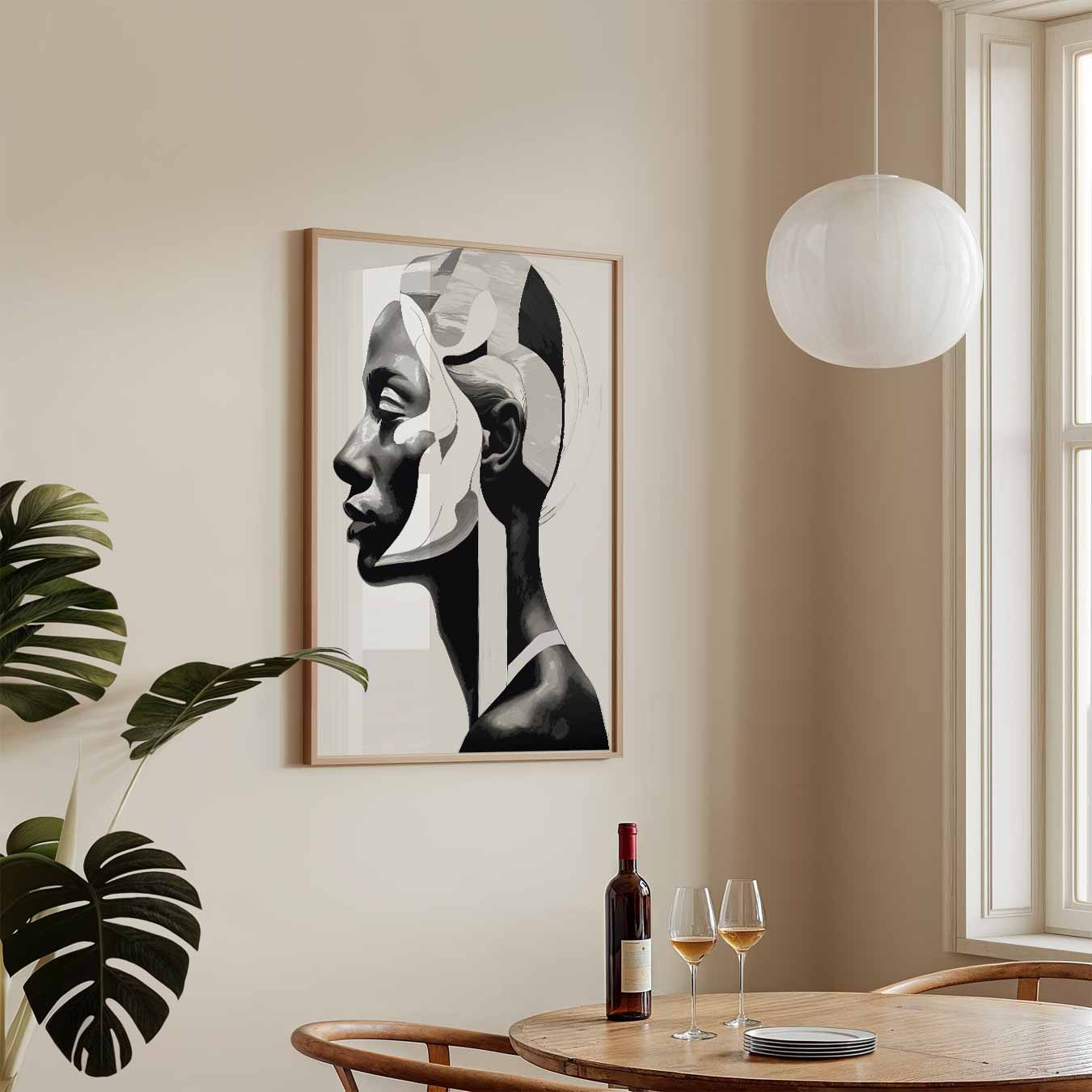 Abstracte Elegantie Poster