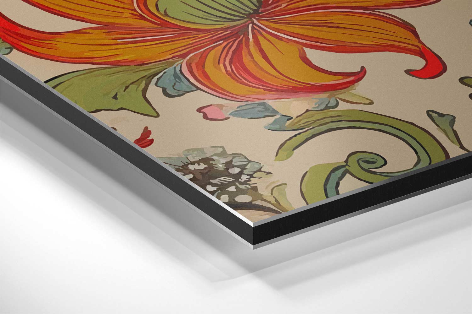 Bloemenpracht in Kleurrijke Bloeisels Kunstwerk-canvas-dibond-plexiglas-wanddecoratie-WallArtistic