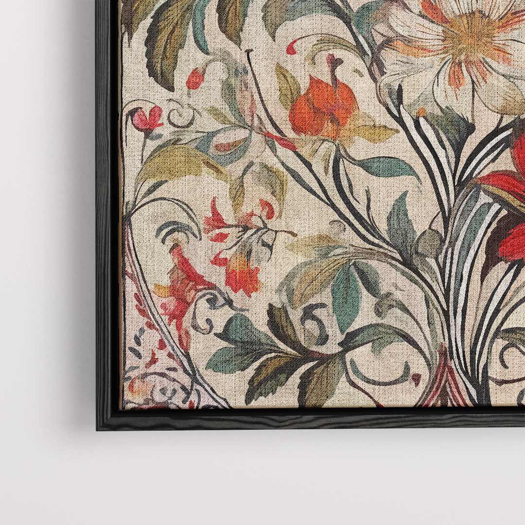 Bloemenpracht op Canvas Kunstwerk-canvas-dibond-plexiglas-wanddecoratie-WallArtistic