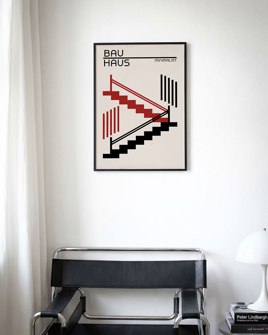 Lijnen en trappen Poster