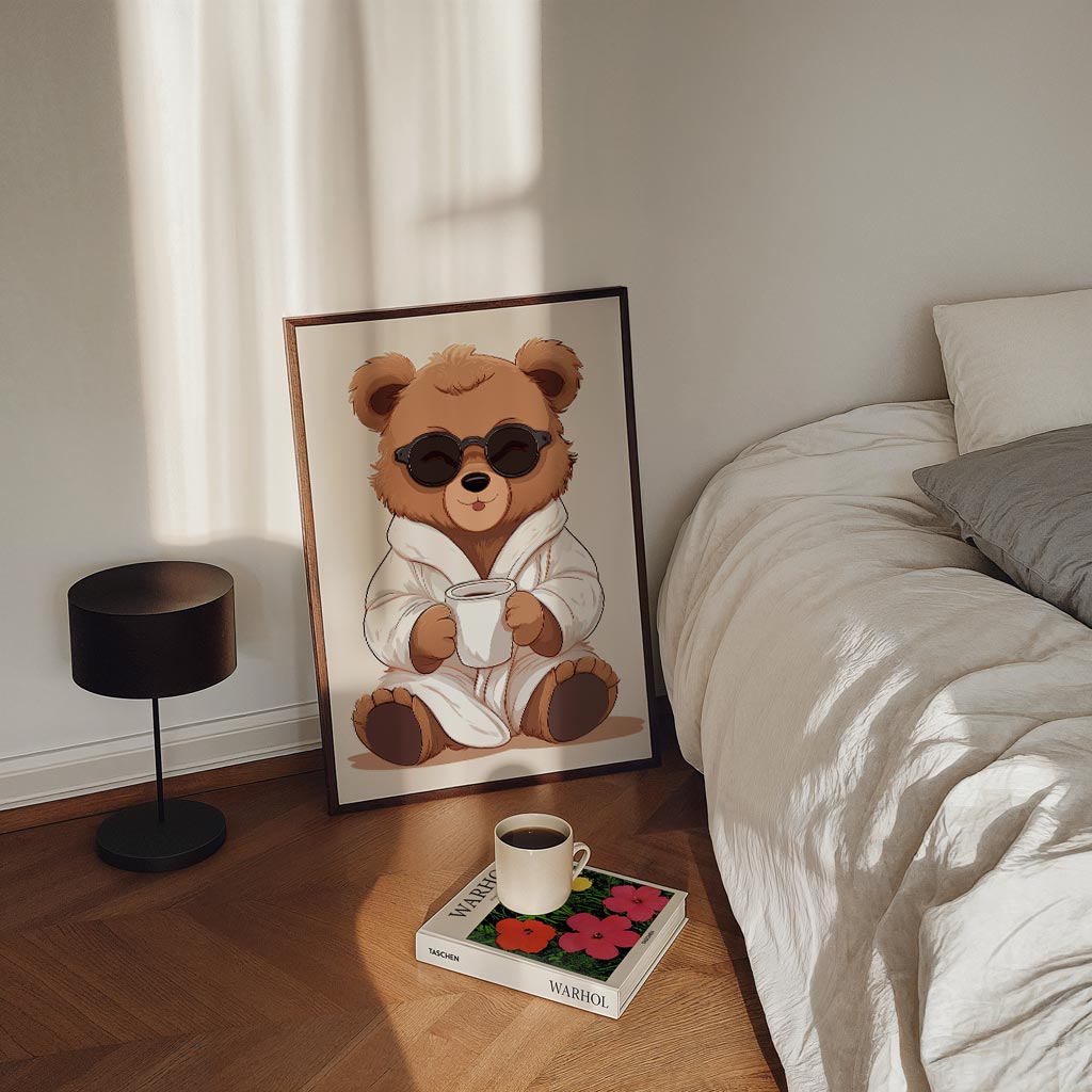 Ontspan met Teddy Poster