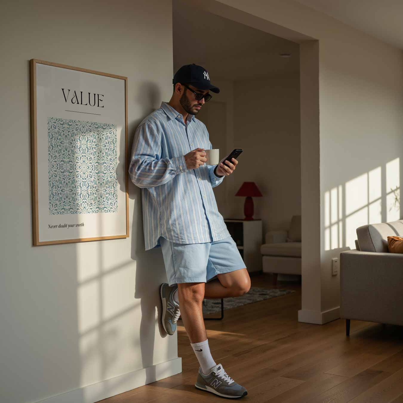 Inspirerende Waarde Poster-WallArtistic