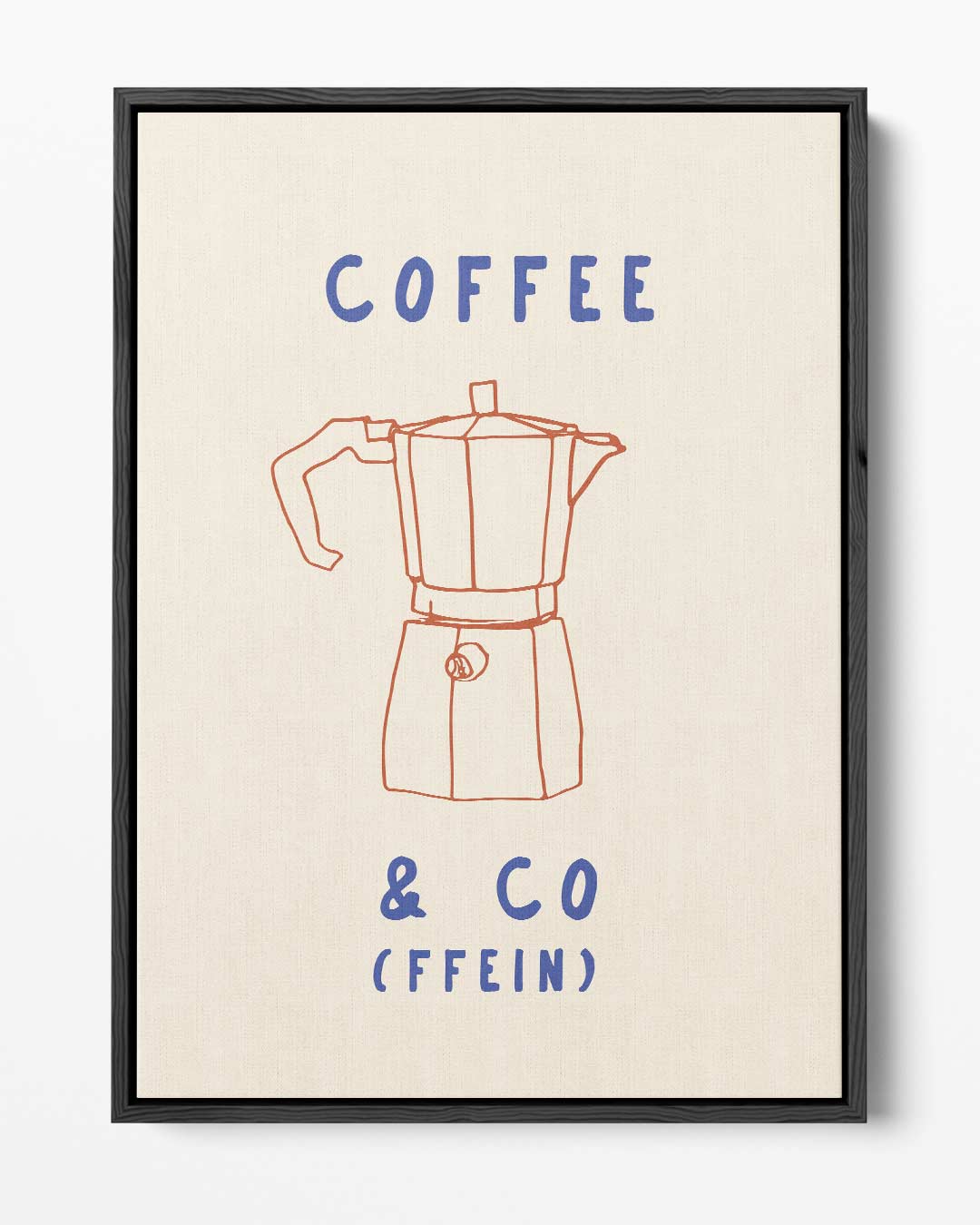 Eenvoudige Koffie Charme Kunstwerk-canvas-dibond-plexiglas-wanddecoratie-WallArtistic