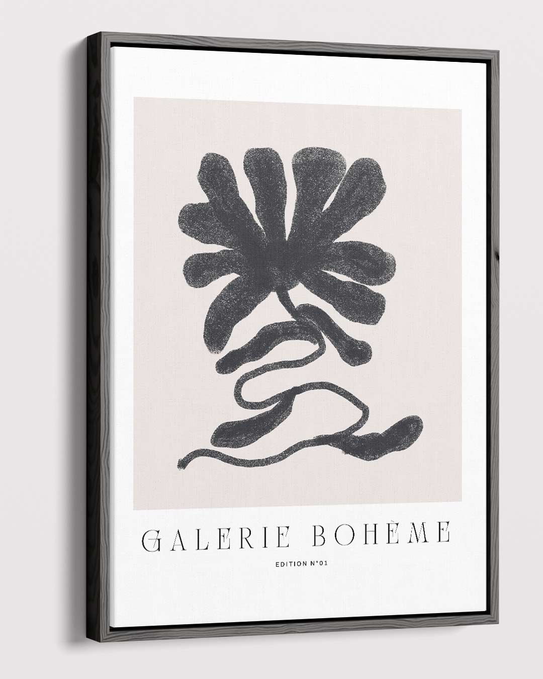 Abstracte Bloem Illustratie Kunstwerk-canvas-dibond-plexiglas-wanddecoratie-WallArtistic