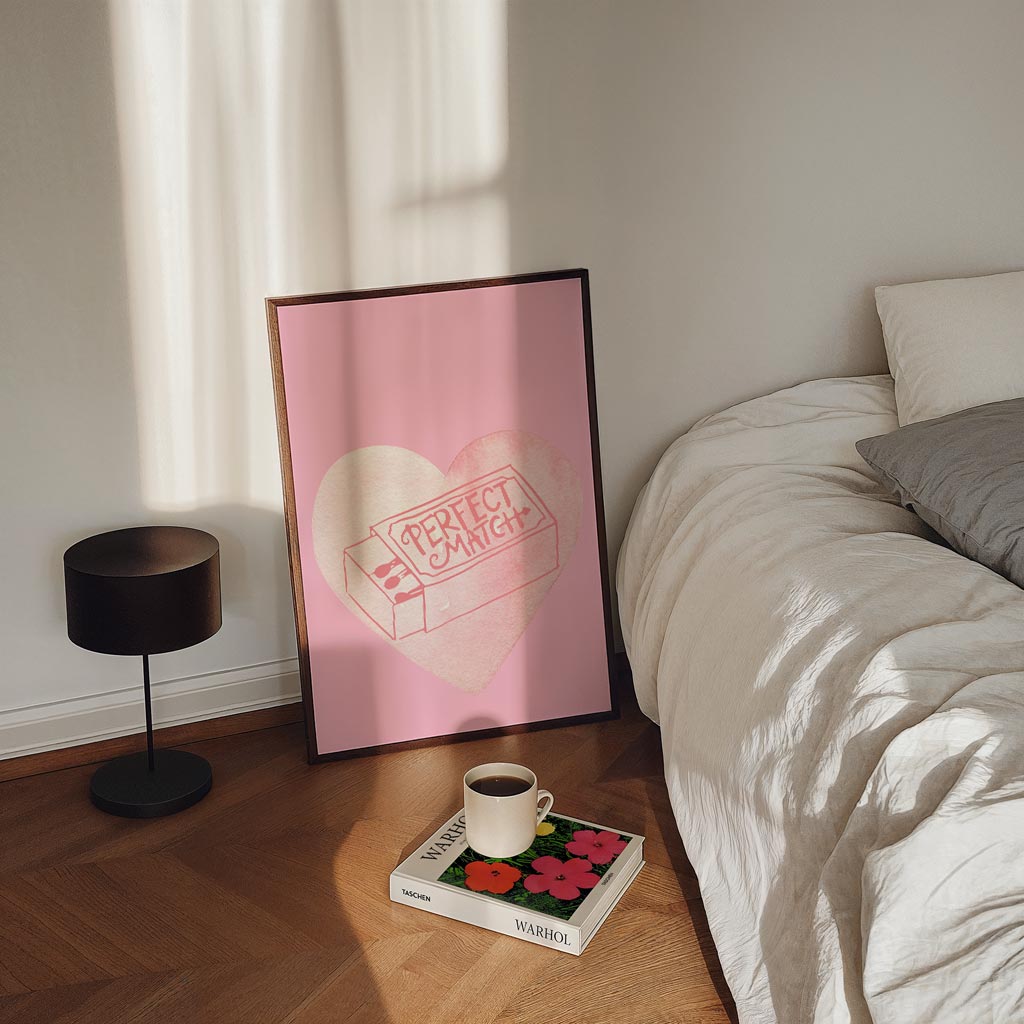 Perfect Match Heart Poster
