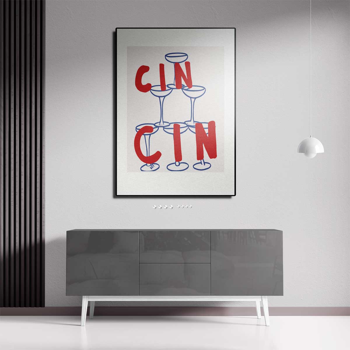Cin Cin Glazen Toren Kunstwerk-canvas-dibond-plexiglas-wanddecoratie-WallArtistic